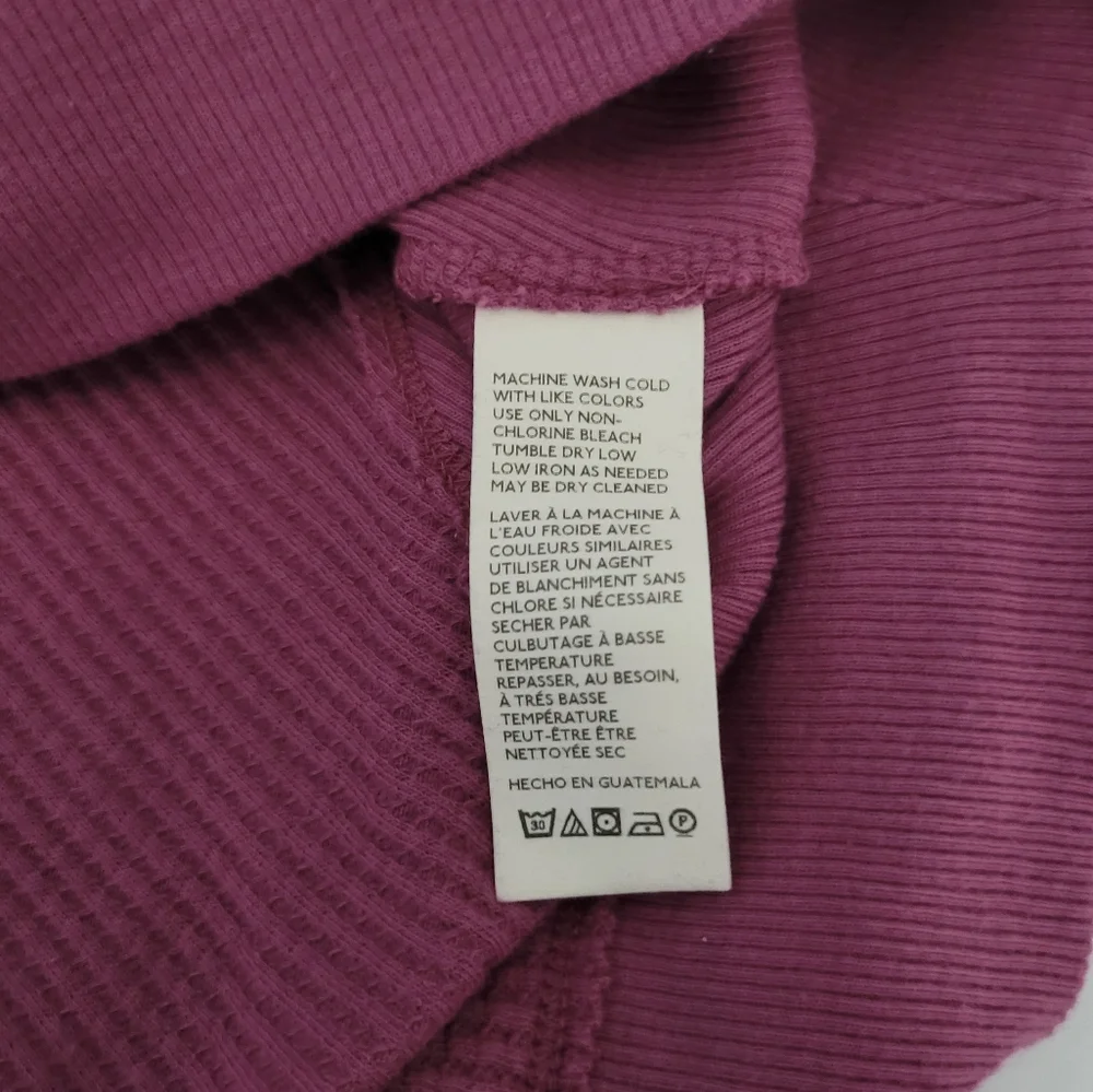 Free People   Women's Size M   Thermal Top   Mulberry - Picture 16 of 16